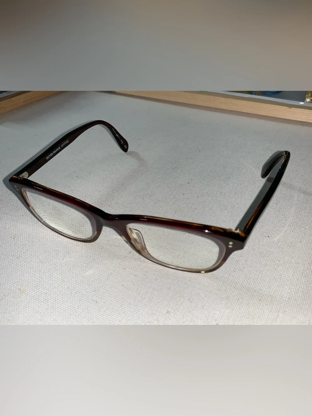 Authentic Oliver Peoples OV5224 1224 Ashton Red Tortoise 52-17-140 Glasses Frame